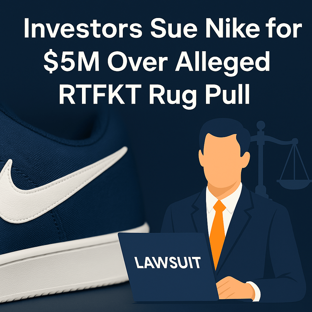 Investors Slam Nike with $5M Lawsuit Over Alleged RTFKT Rug Pull