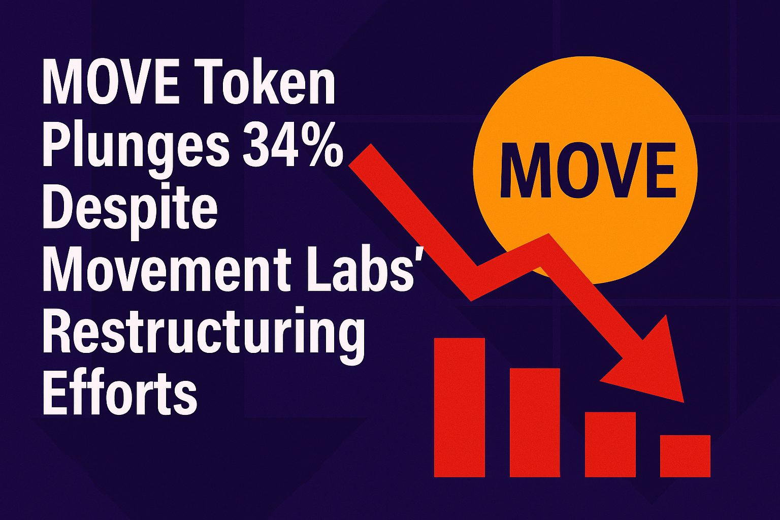 MOVE Token Plunges 34% Despite Movement Labs’ Restructuring Efforts
