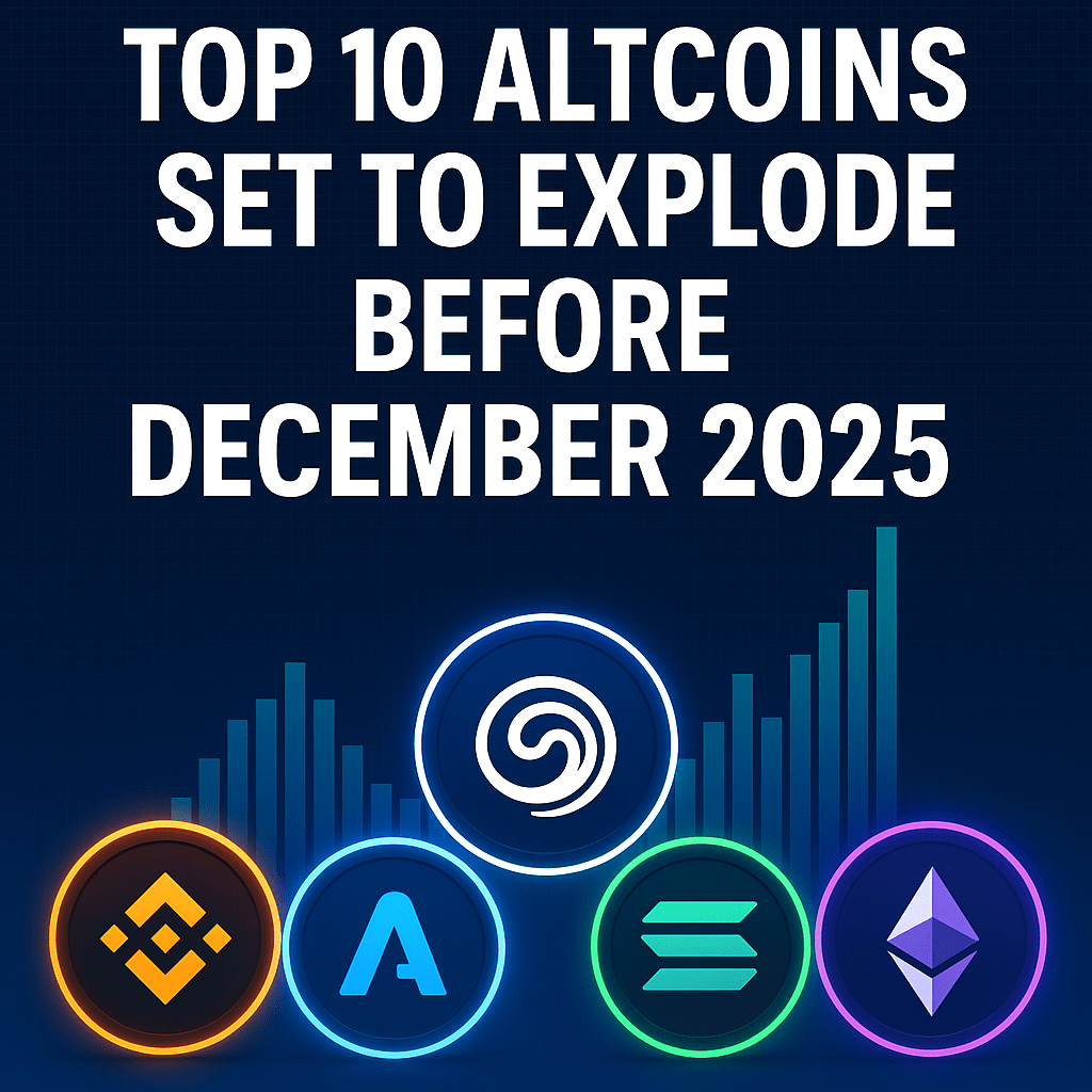 Top 10 Altcoins Set to Explode Before December 2025